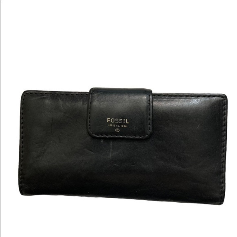 Fossil  black leather wallet